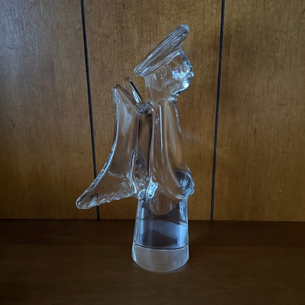 Vintage Lead Crystal Angels Made in Japan Set of 2